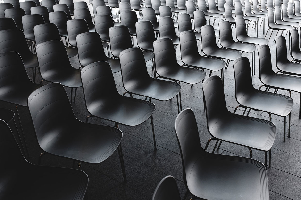 Black chairs Black chairs